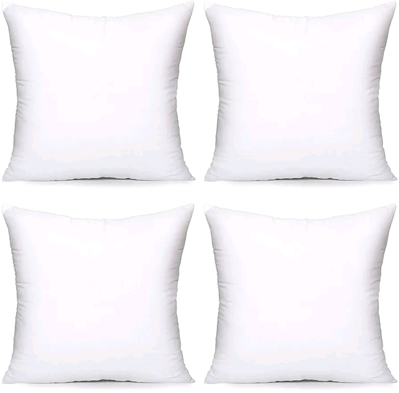 Four 24" x 24" Throw Pillow Inserts