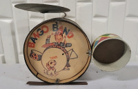 Vintage Bango Band Mini Drum Kit - 7.3" Tall