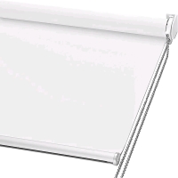 New Chrisdowa blackout Blinds in White 48W" x 72"H