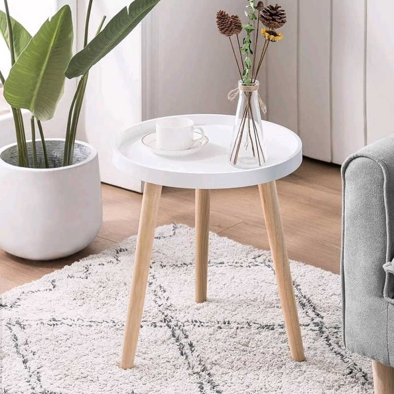 New Apicizon Side Tray Top Table - 15" Diameter & 18" Tall