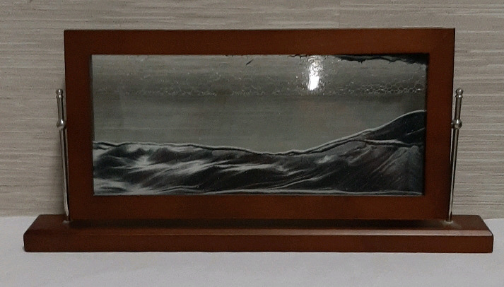 Vintage Green Earth Twilight Sand Art