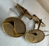 Original BIRKS Box Sterling Signed Cuff Links - 6