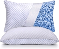 OsBed Shredded Memory Foam Pillows 2-Pack 32" x 17"