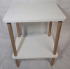 Exilot 2-Tier Wooden Side Table / Nightstand Bedside Table . Measures 15"&times;21"&times;11" - 3