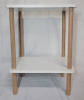Exilot 2-Tier Wooden Side Table / Nightstand Bedside Table . Measures 15"&times;21"&times;11" - 4