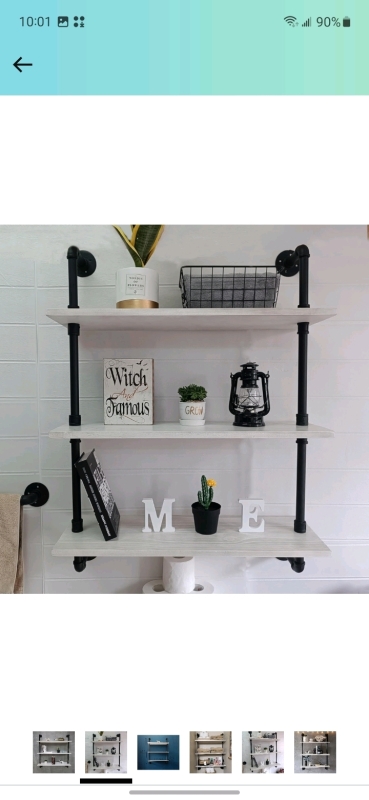 Hddfer 3 Tier 20" Bathroom Shelf - Unassembled