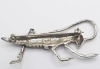 Sterling Silver Grass Hopper Brooch - 6