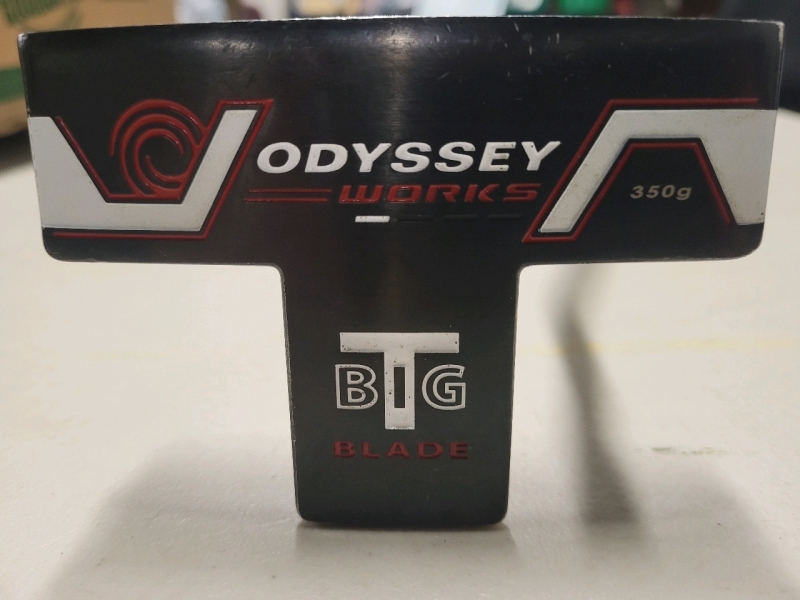 Odyssey Works Big T Blade Golf Putter - 350g