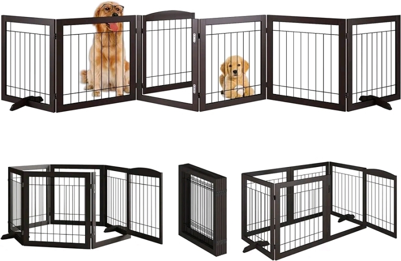 Vantas Folding Pet Gate 144" Wide, 30" Tall