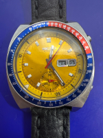 Vintage Seiko Pepsi Pogue 6139 - 6005 Automatic Watch