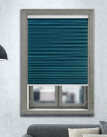 Blackout Cordless Cellular Shades - Dark Blue ( blackout )