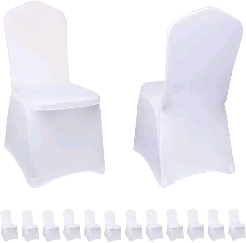 10 New White Chair Covers for Party