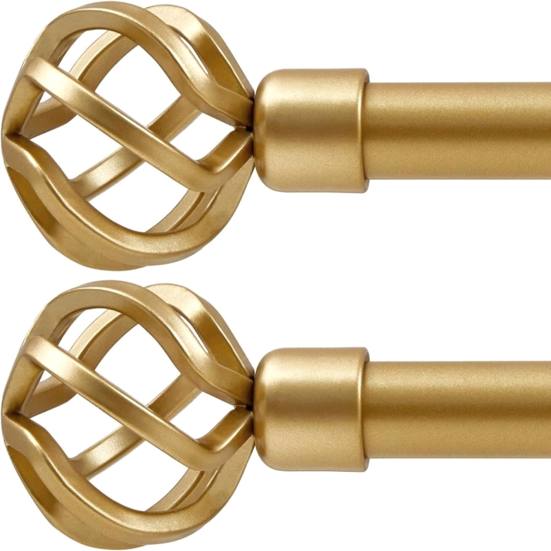 Oneach 2 Pack 28" - 48" Adjustable Curtain Rods