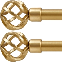 Oneach 2 Pack 28" - 48" Adjustable Curtain Rods