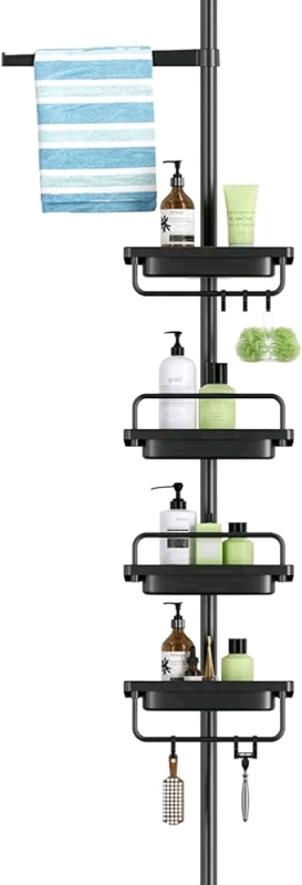 Frdecon Rustproof Shower Caddy Corner for Bathroom
