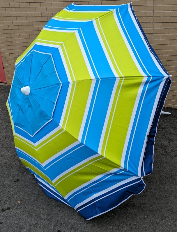 Beach Umbrella With Ground Spike.