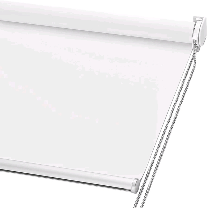 New ChrisDowa 100% Blackout Roller Shade Window Blind with Thermal Insulated, UV Protection Fabric
