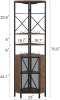 HOMISSUE 5-Tier Multipurpose Corner Shelf Cabinet / Wine Rack - New in Box - 3
