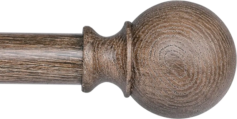 Briofox Curtain Rod Set. Adjustable 38" to 72"