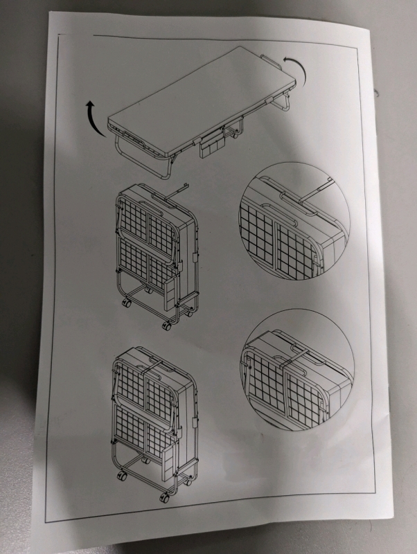 Folding Bed With Matress