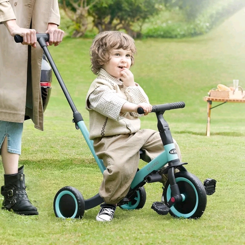 Newyoo Toddler Tricycle with Parent Push Handle.