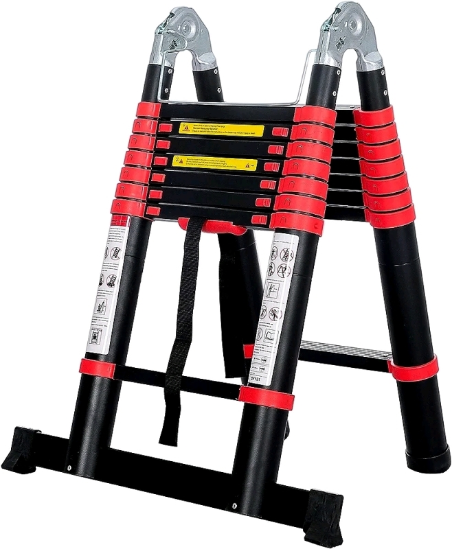BEETRO 16.5ft Aluminum Telescoping Ladder / Extension Ladder . New in Box