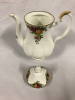 New Royal Albert Old County Roses Coffee Pot 11 inches tall - 5