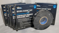 6 New Rolls Ideal Wire Armour Linerless Rubber Splicing Tape . 3/4"×30ft - New in Box