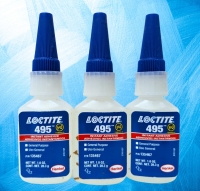 3 New LOCTITE 495 Super Bonder 442-49550 1oz Instant Adhesive, Clear Color