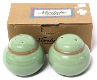 Noritake Stoneware Boulder Ridge Salt & Pepper Shakers