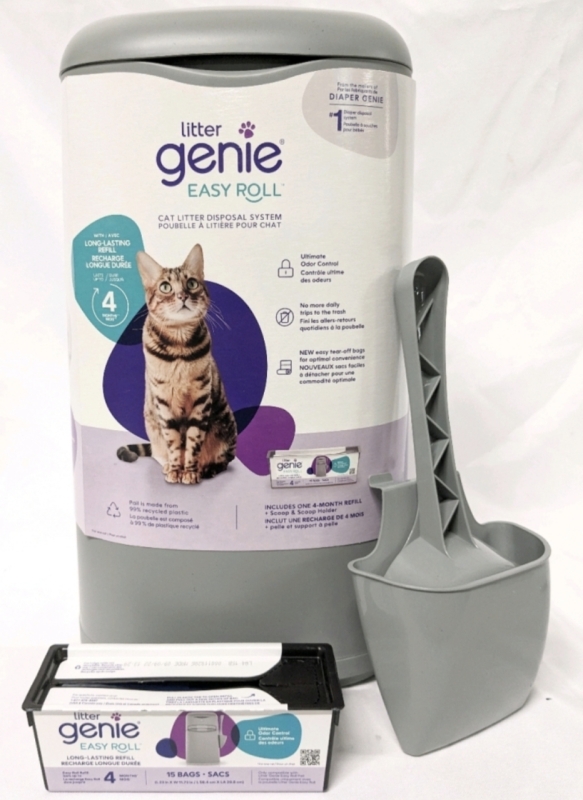 New LITTER GENIE Easy Roll Cat Litter Disposal System **