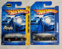 Hot Wheels Diecast Cars ' TV Batmobile & Batmobile ' . Sealed