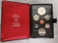 1975 Canadian Silver Double Dollar Calgary Stampede Coin Set in Case