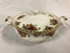 Royal Albert Old Country Roses Covered Vegetable Dish 11.5 wide