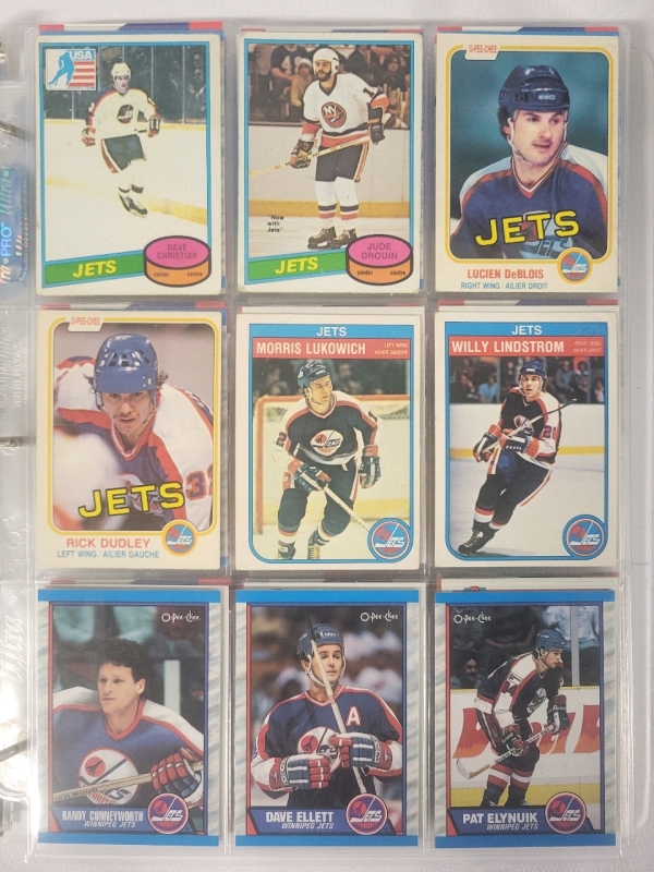 1980-1995 Winnipeg Jets NHL Hockey Cards - 180