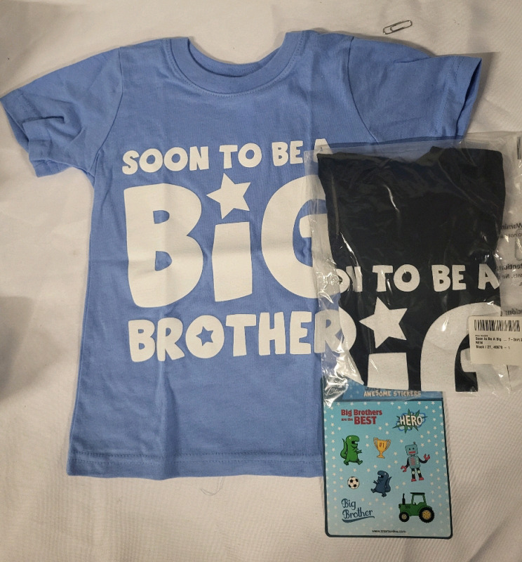 20 New Soon to be Big Brother T Shirts - Size 2T