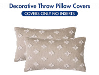 MIULEE Decorative Throw Pillow Covers 12"×20" . Set of 2 , Five (5) Set - New