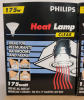 Philips 175W Clear Glass Heat Lamp Bulbs , 15 Bulbs , 5000hrs per Bulb . New - 2