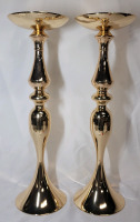 Mermaid Holder Candle Sticks / Flower Display , Pair . Measure 23.5" tall each . New