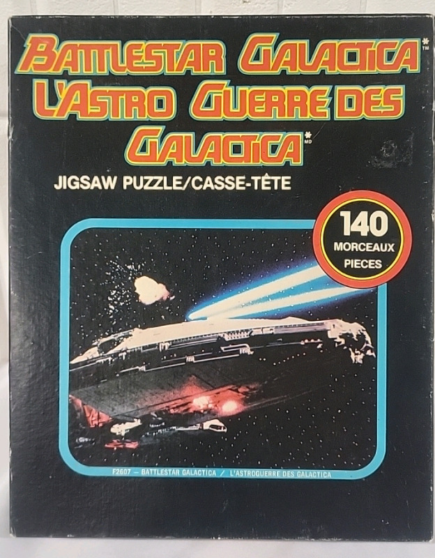 Vintage Unopened Battlestar Galactica Jigsaw Puzzle - 140 Pc