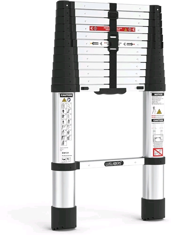 New LuisLadders 12.5' Telescopic Ladder