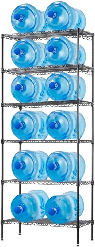 New 6 Tier Metal Shelving Rack - Each Shelf is 36"×13.5" - 72" Tall