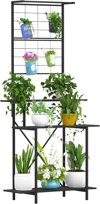 NEW Hanging Plant Pot Shelf Rack Heavy Duty Plant holder Trellis,Multi Layer Plant Stand for Home, Garden, Balcony