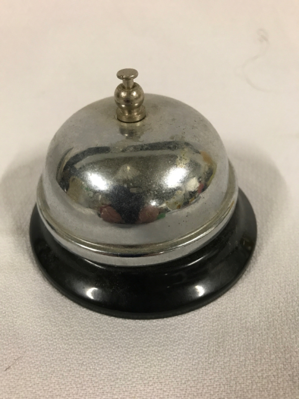 Chrome Counter Bell 3 inches wide