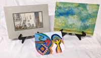 3 Pieces of Original Vintage Art