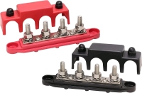 New 5/16" 4 Stud Power and Ground Distribution Block with Cover