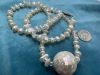 Mother of Pearl stle Disco Ball Necklace Necklaces Bracelet - 2