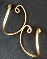 Vintage 14K Gold Filled Barbara Barnett Hooker Swag Earrings