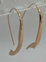 Rose Gold Color Amazing Threader Earrings signed