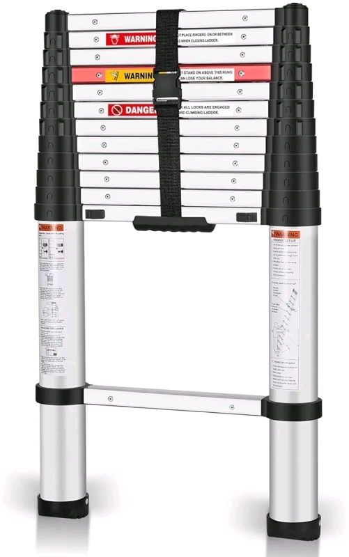 Yvan Telescoping Ladder, 12.5 FT